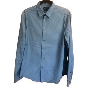 Collared Dress Shirt - Unique Pattern! // DKNY Men's Size L